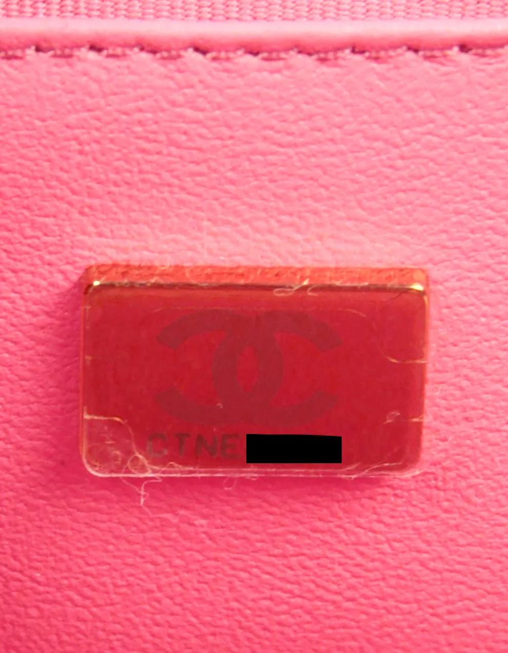 Chanel Pink Lambskin Quilted CC In Love Heart Crossbody Bag