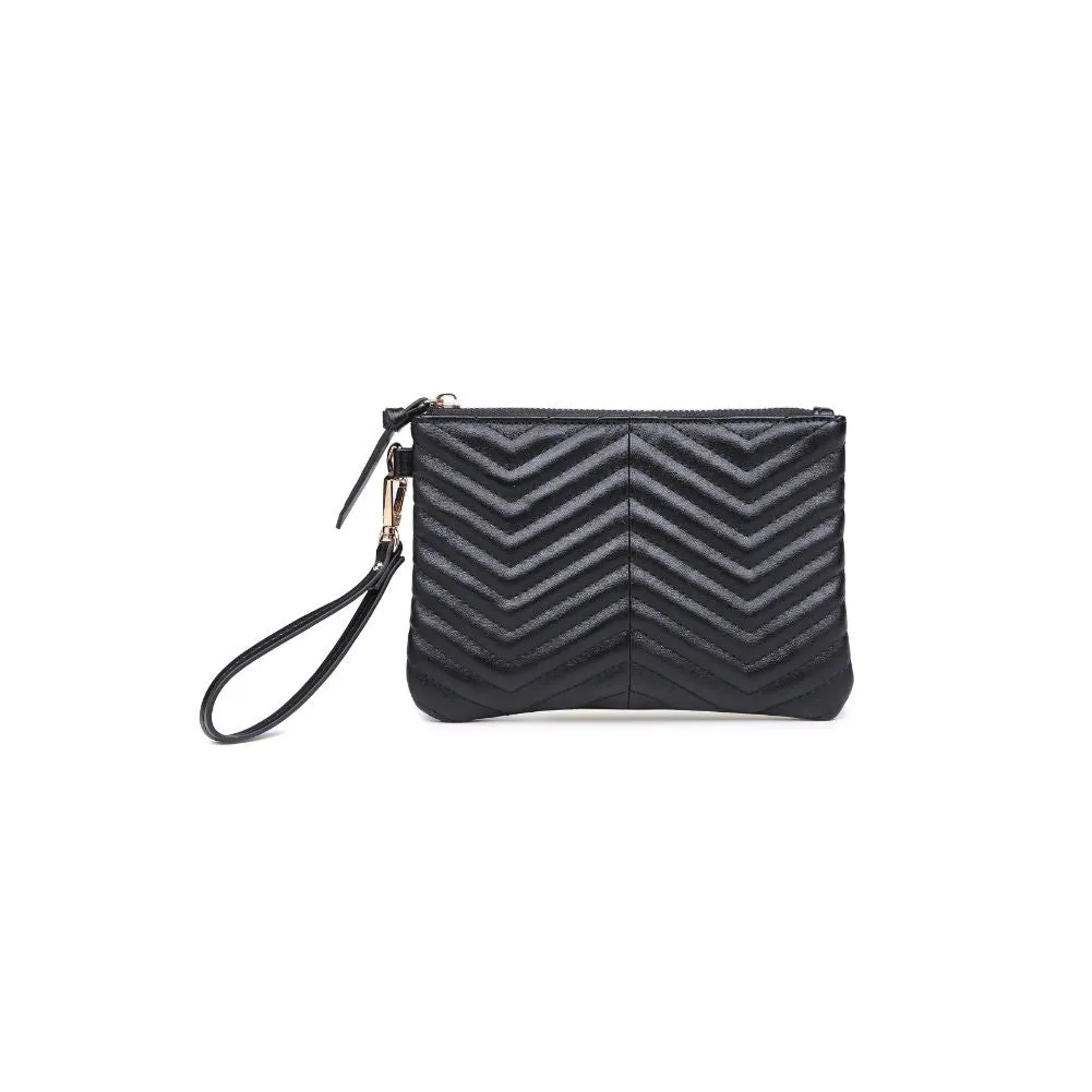 Chevron Wristlet