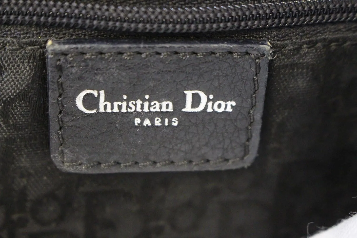 CHRISTIAN DIOR Black Leather Cannage Medium Tote Bag - Sale