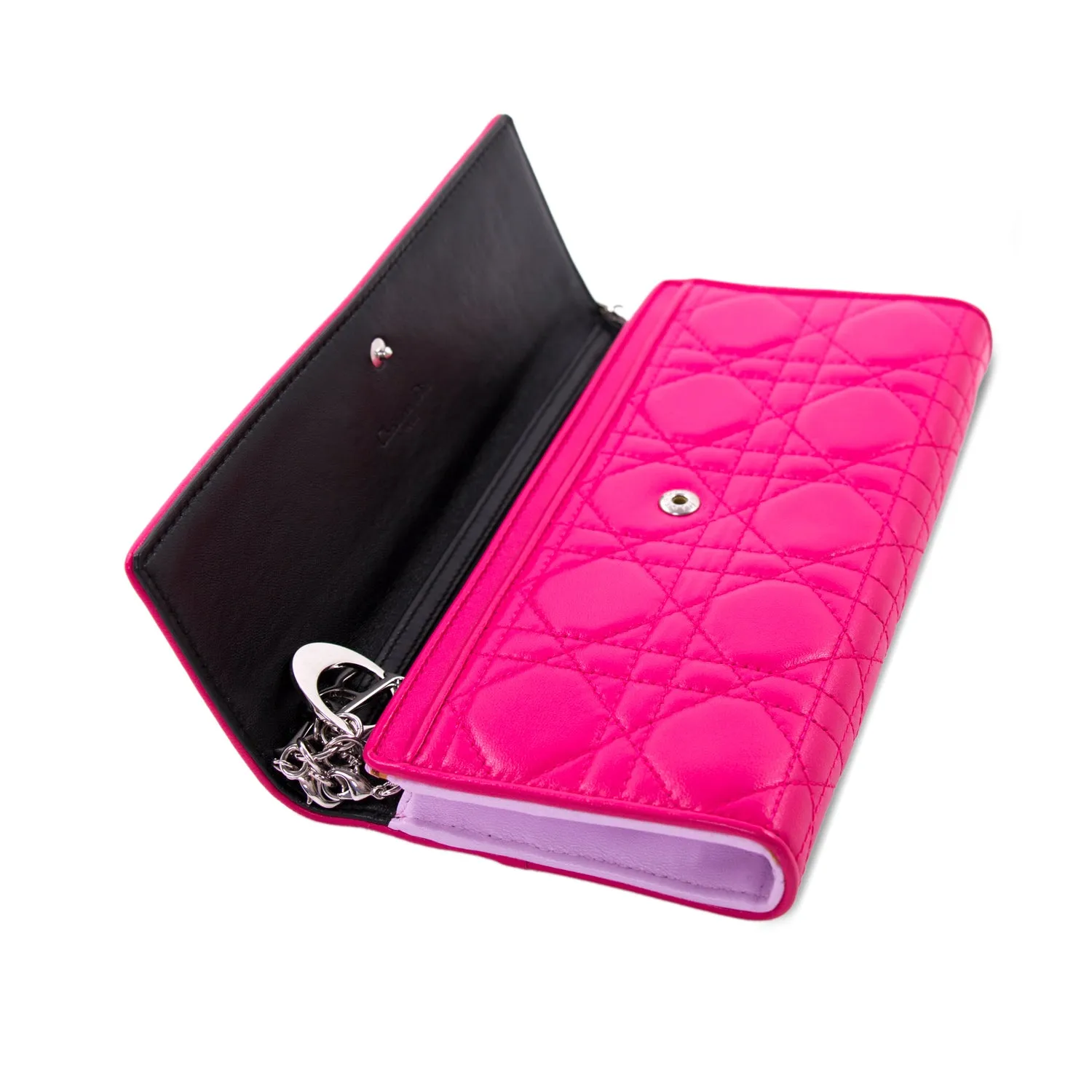 Christian Dior Lady Dior Chain Clutch