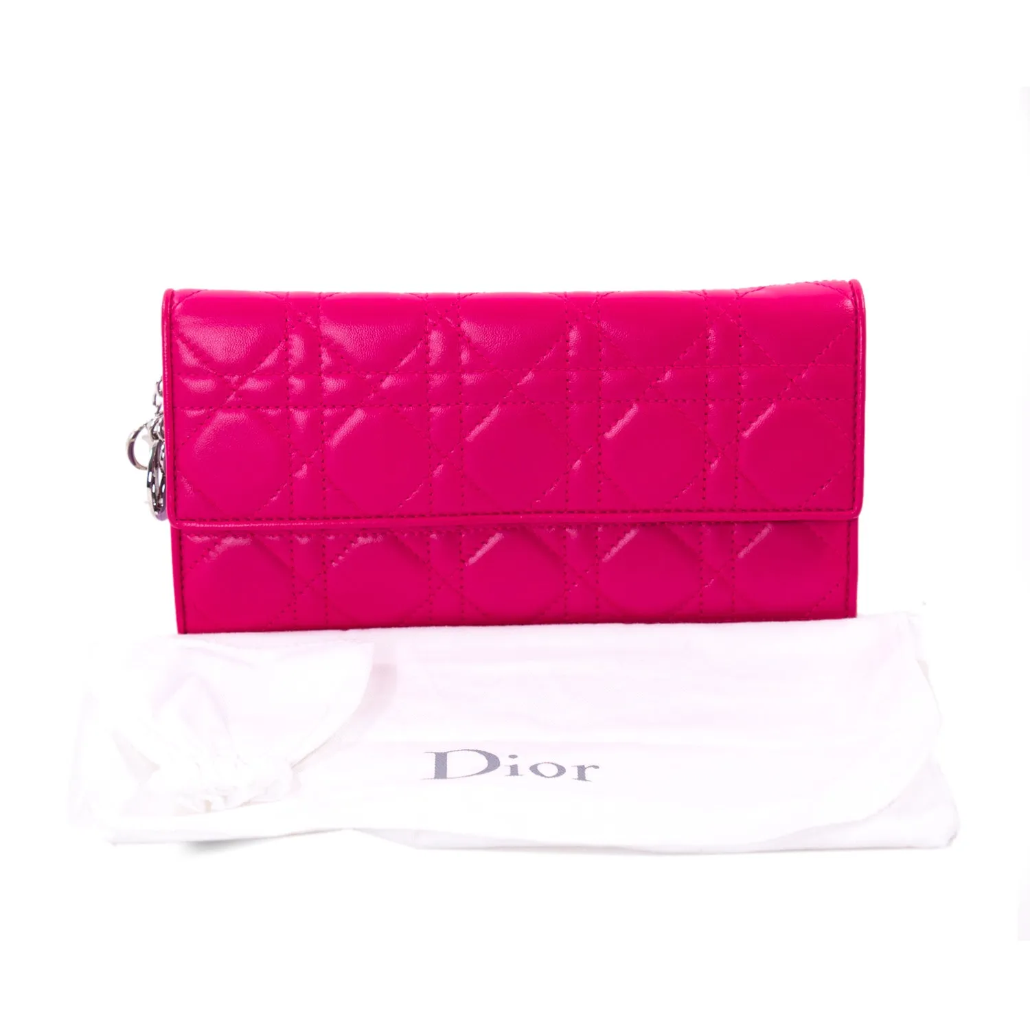 Christian Dior Lady Dior Chain Clutch