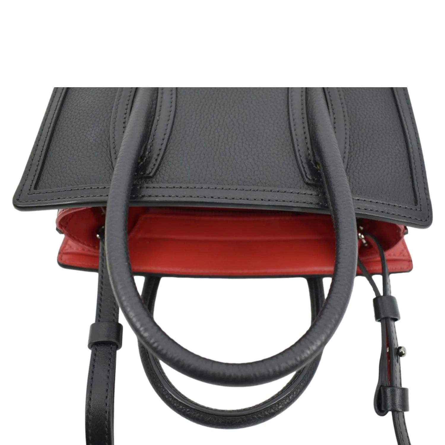 CHRISTIAN LOUBOUTIN Paloma Leather Shoulder Bag Black