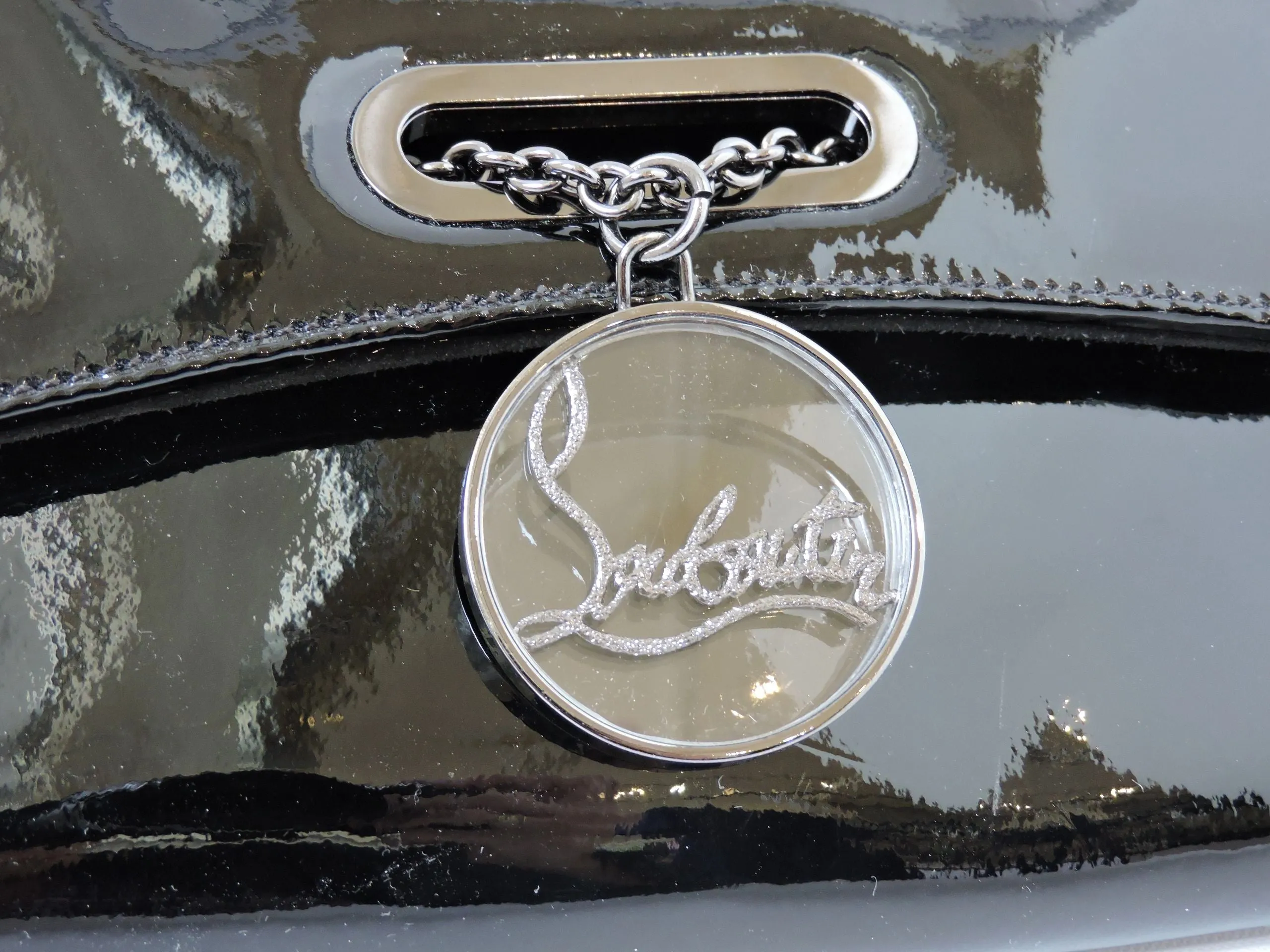 Christian Louboutin Riviera Patent Leather Clutch