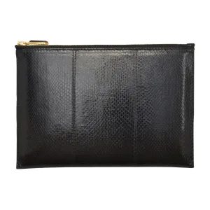 CHRISTINA SNAKESKIN POUCH