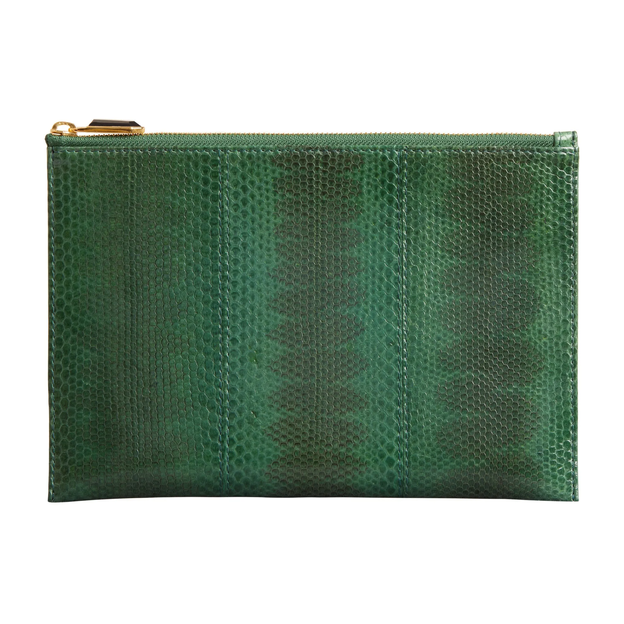 CHRISTINA SNAKESKIN POUCH