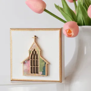 Church Canvas - Watercolor
