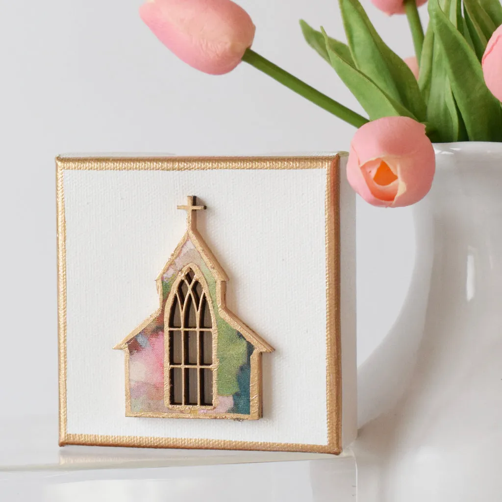 Church Canvas - Watercolor