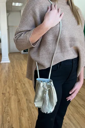 Ciel mirco pouch leather champagne