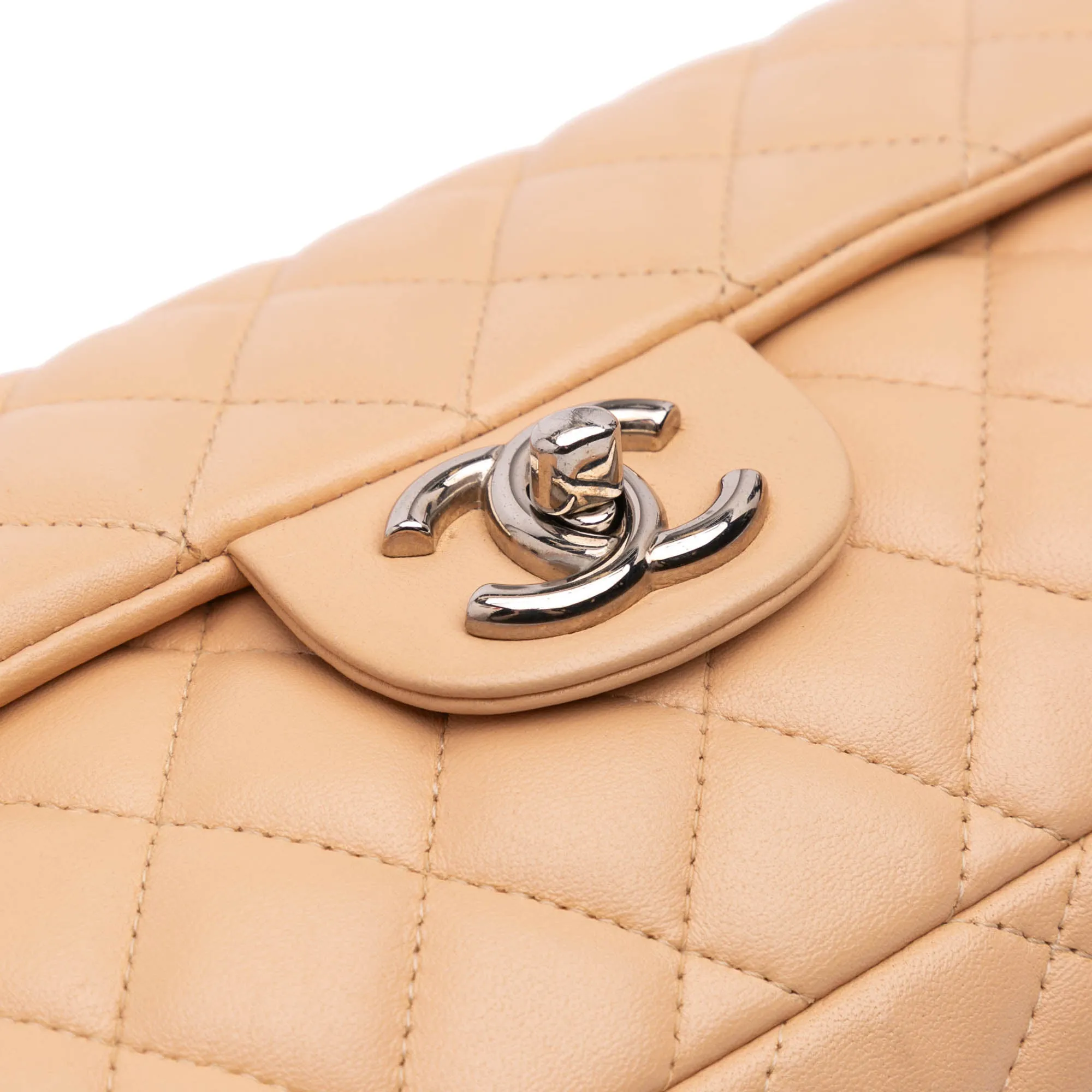 Classic Lambskin East West Single Flap