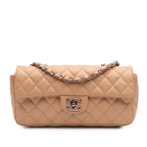 Classic Lambskin East West Single Flap