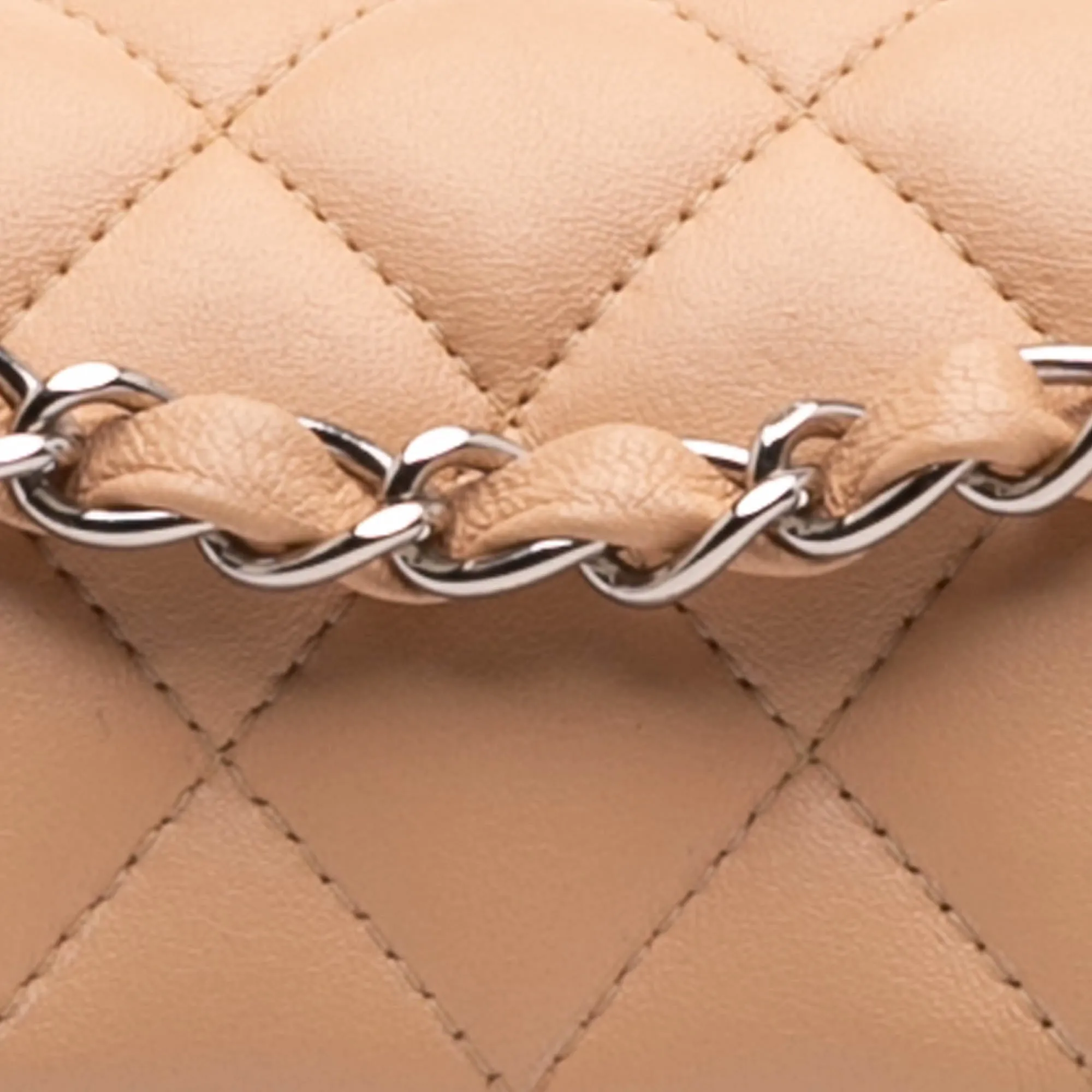 Classic Lambskin East West Single Flap