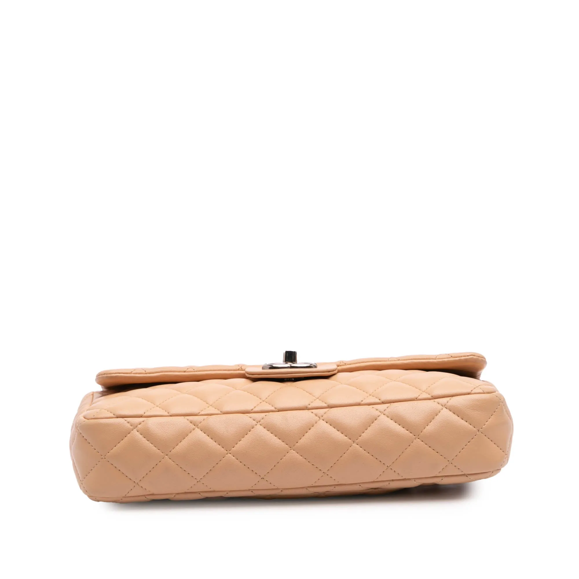 Classic Lambskin East West Single Flap