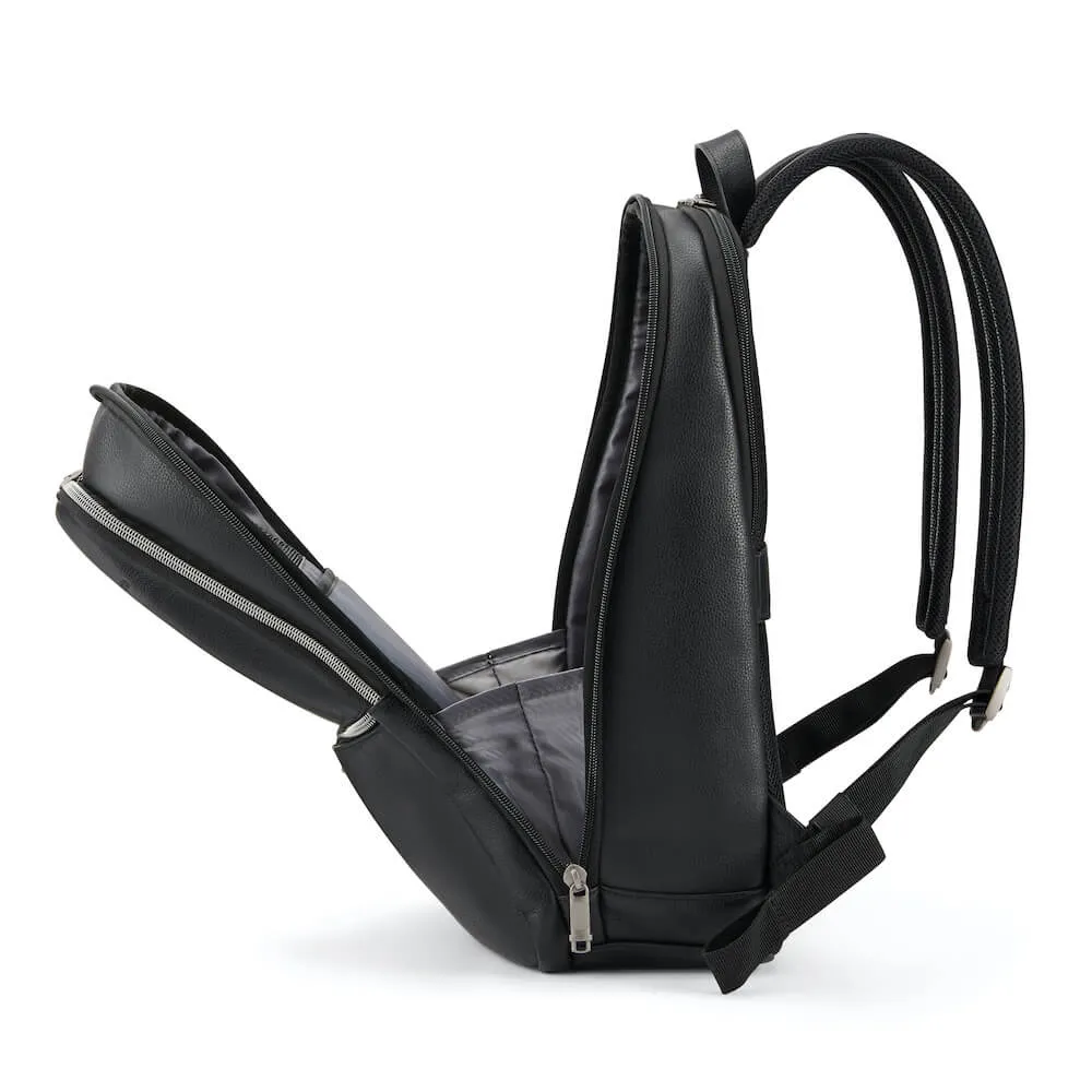 Classic Leather Slim Backpack (14.1")