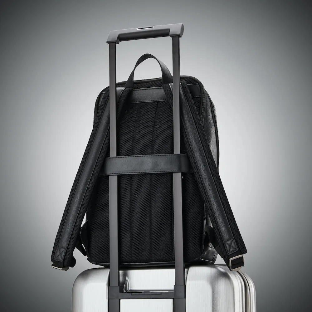 Classic Leather Slim Backpack (14.1")