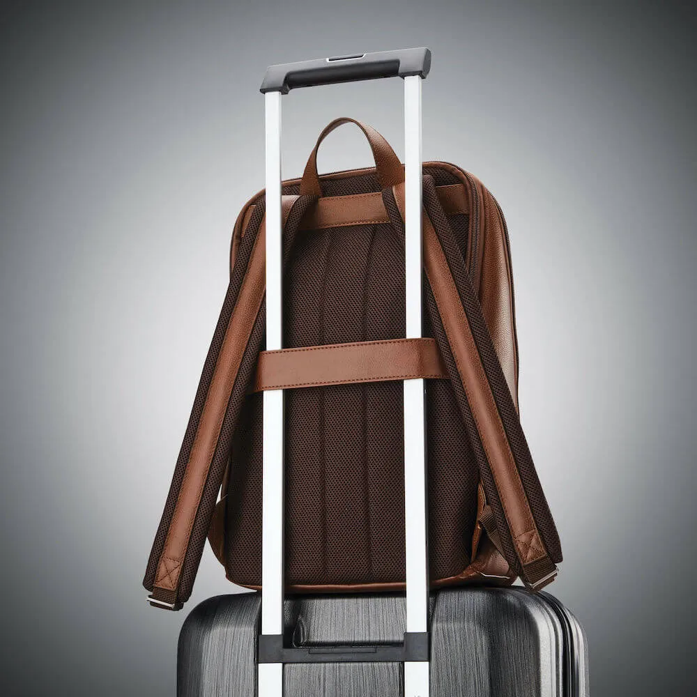 Classic Leather Slim Backpack (14.1")