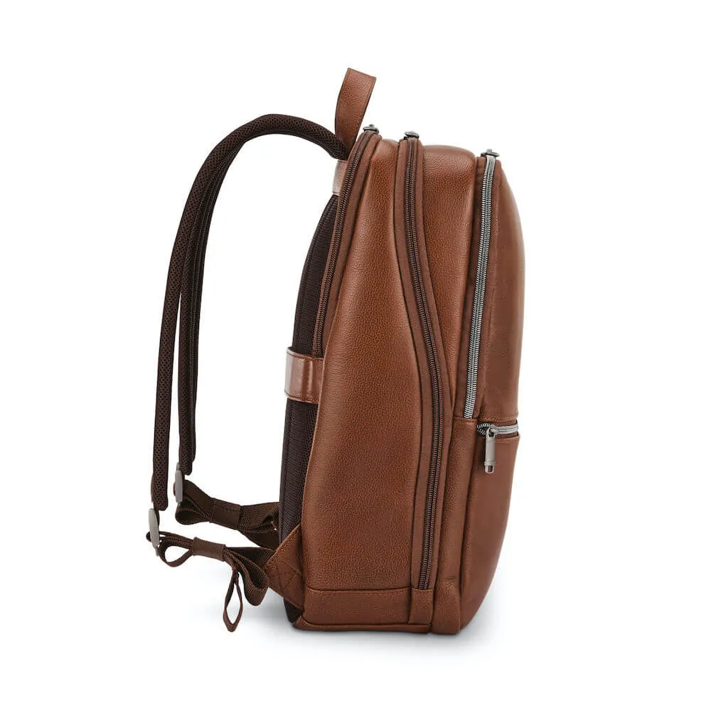 Classic Leather Slim Backpack (14.1")