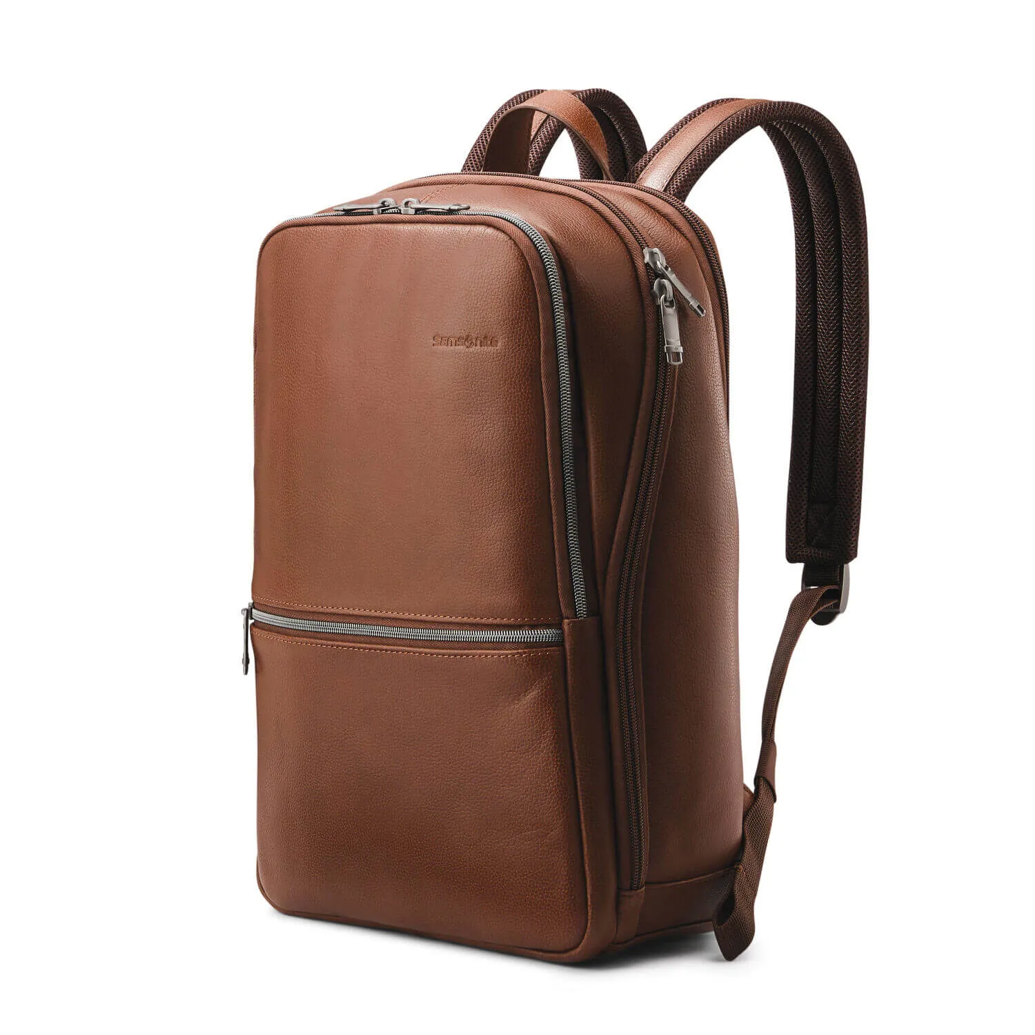 Classic Leather Slim Backpack (14.1")