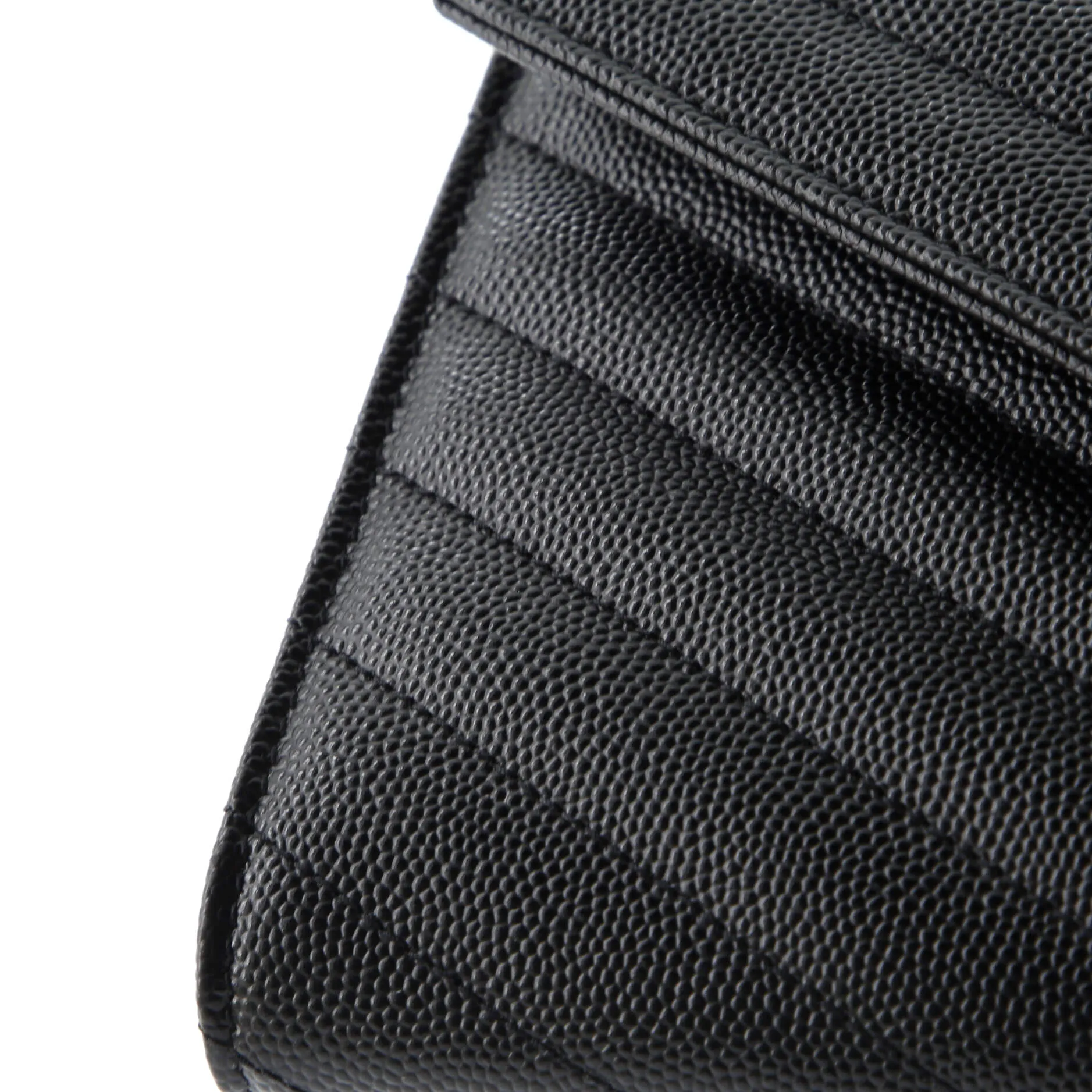 Classic Monogram Envelope Wristlet Clutch Matelasse Chevron Leather