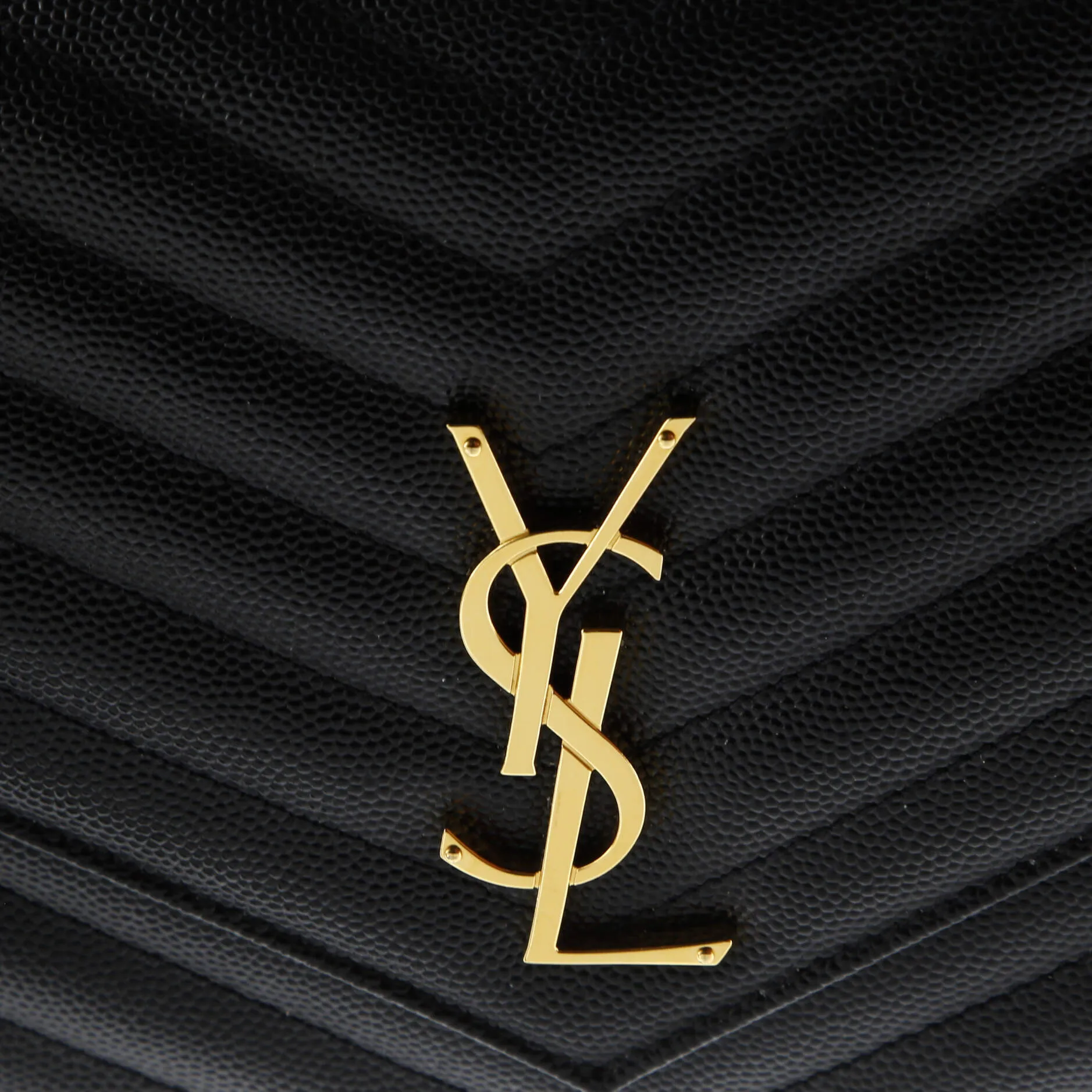 Classic Monogram Envelope Wristlet Clutch Matelasse Chevron Leather