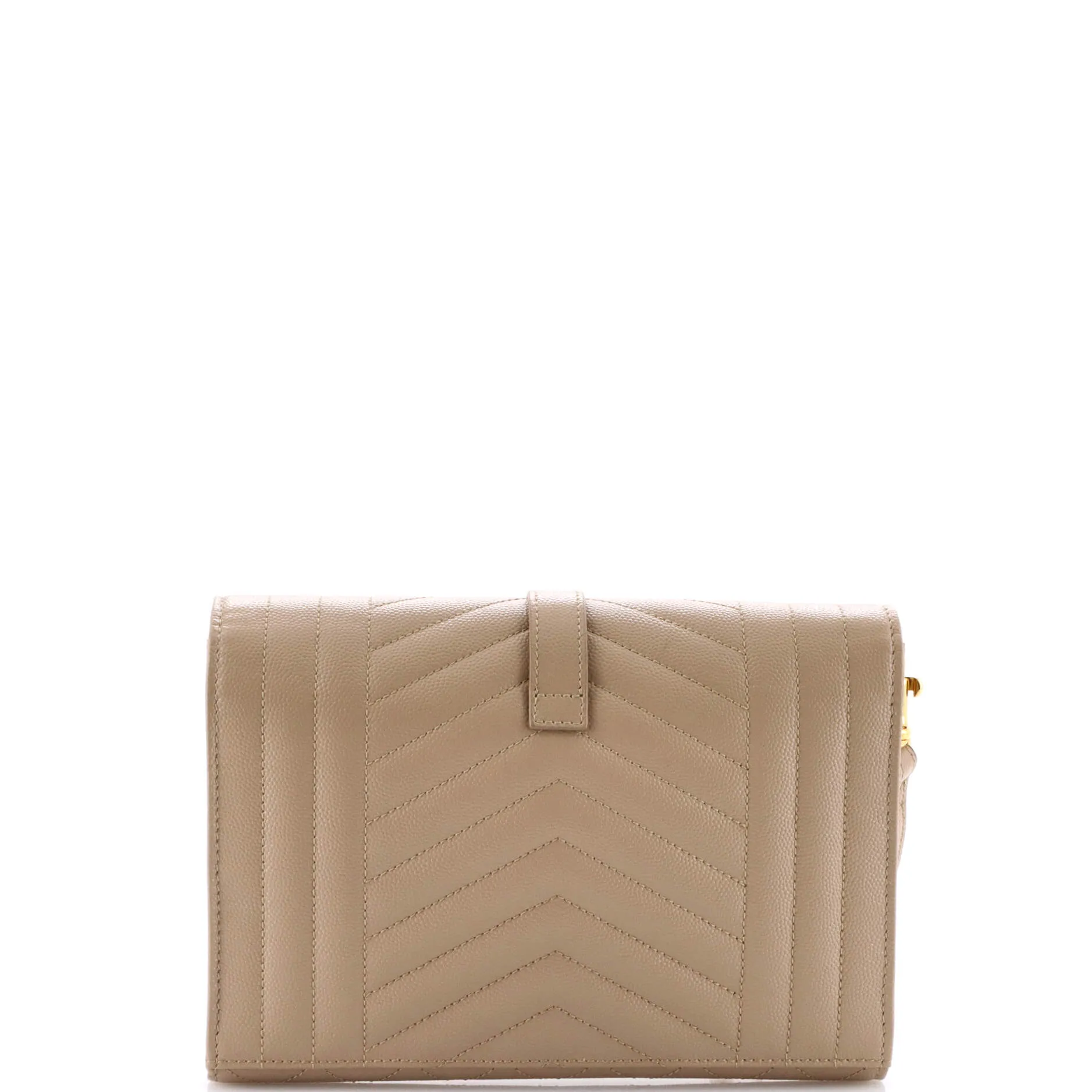 Classic Monogram Envelope Wristlet Clutch Mixed Matelasse Leather