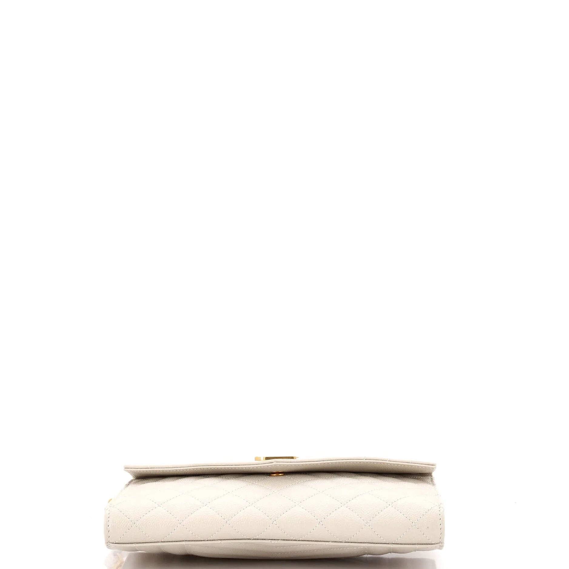 Classic Monogram Envelope Wristlet Clutch Mixed Matelasse Leather