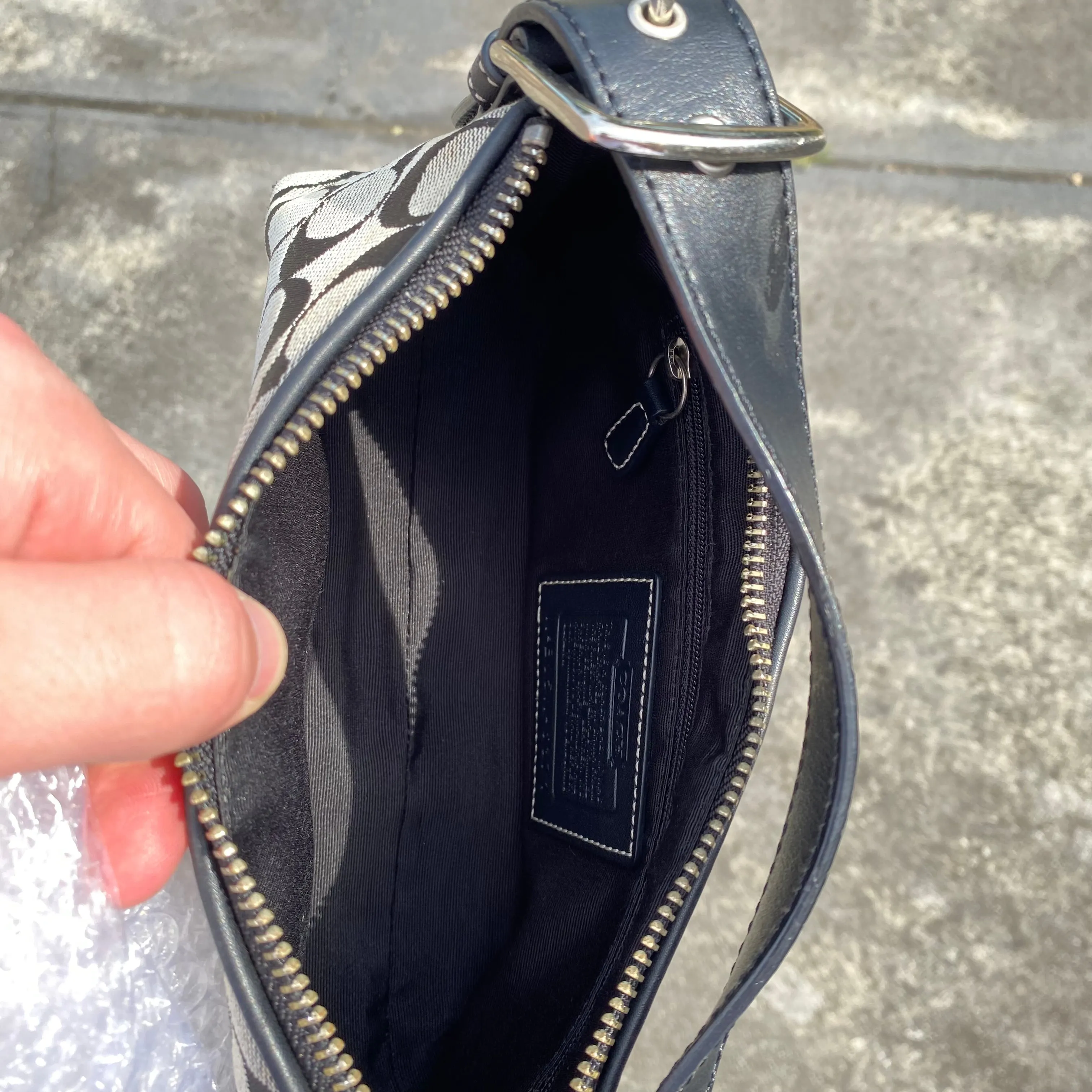 Coach Canvas Shoulder Bag