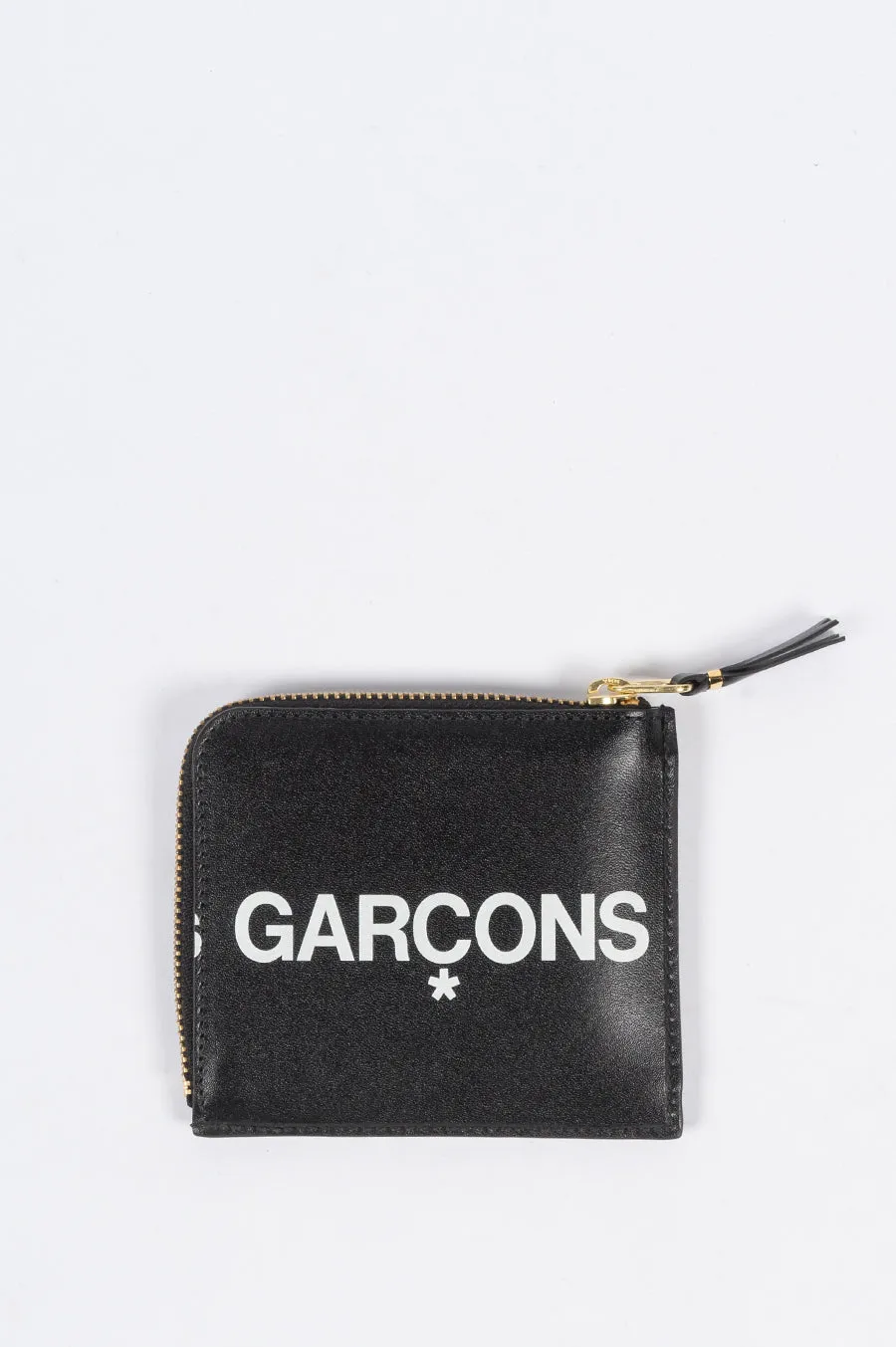 COMME DES GARCONS WALLET HUGE LOGO WALLET SA3100 BLACK