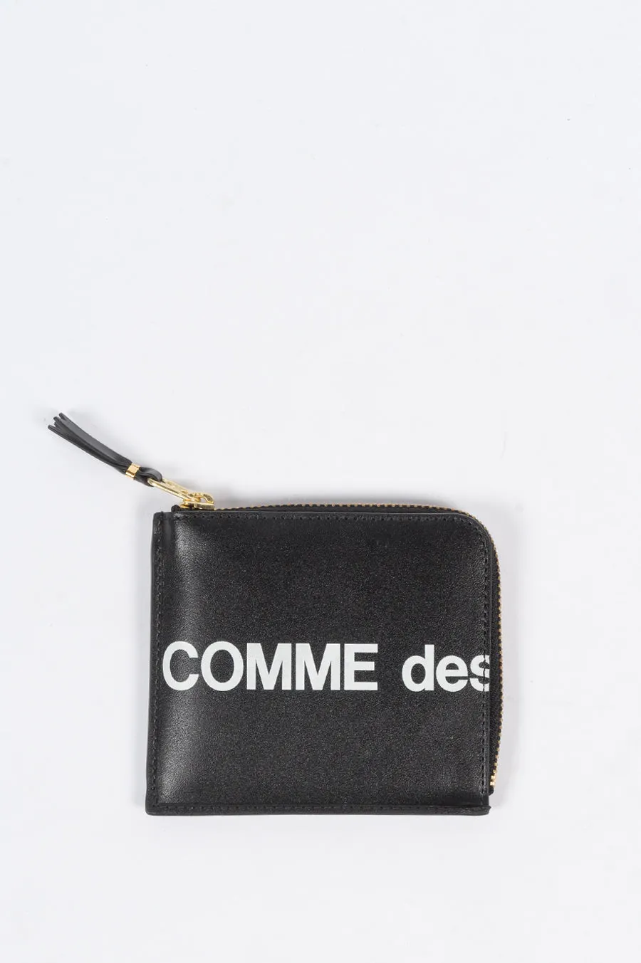 COMME DES GARCONS WALLET HUGE LOGO WALLET SA3100 BLACK