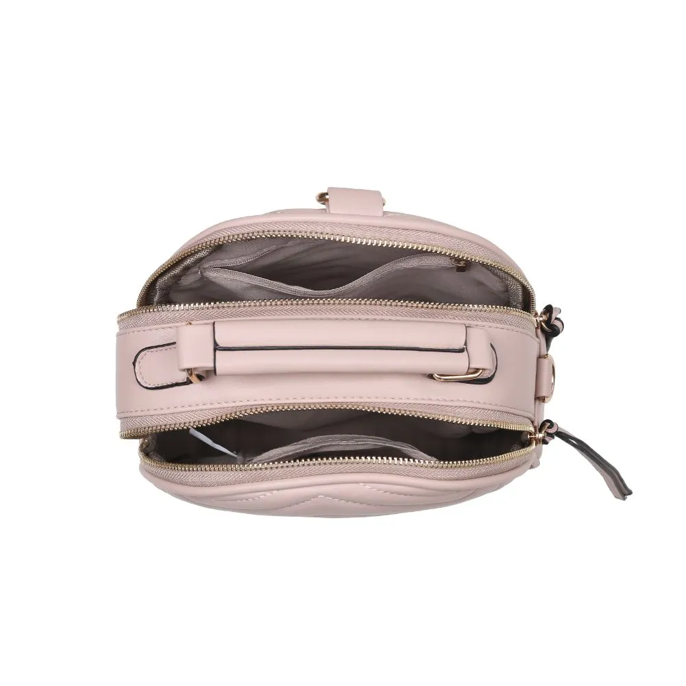 Constance V Stitch Double Zip Backpack