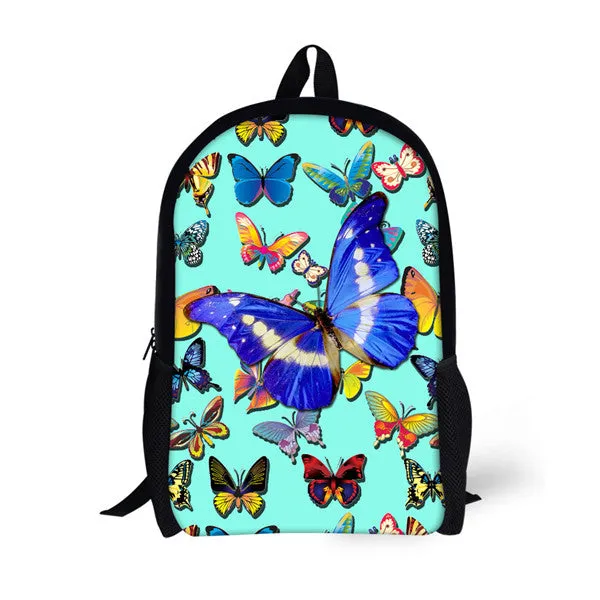 Cool Pet Dog Husky Children Backpack 3D Animal Printing Travel Daypack