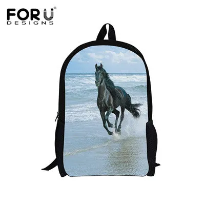 Cool Pet Dog Husky Children Backpack 3D Animal Printing Travel Daypack