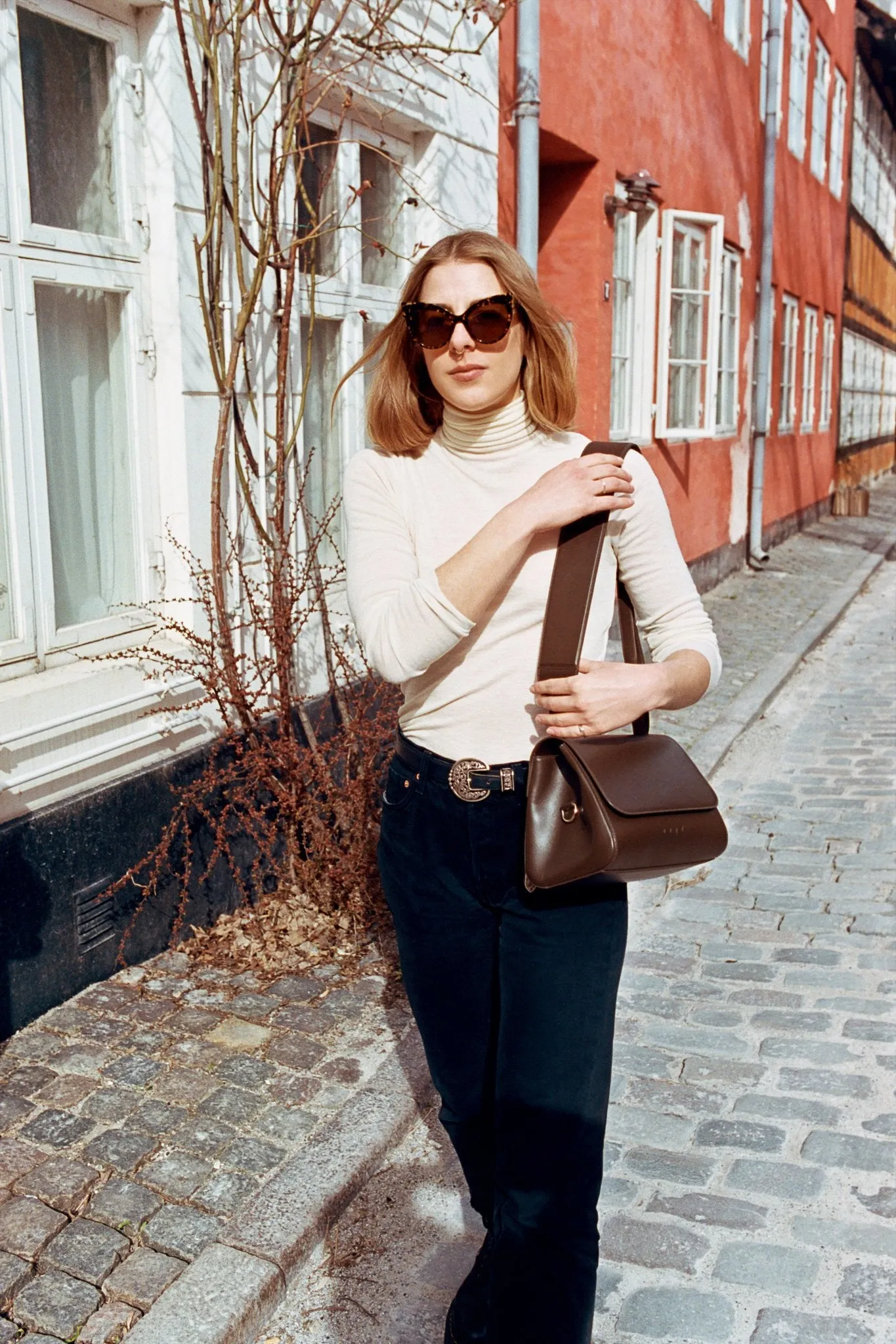 Cross Body Khaki Bag
