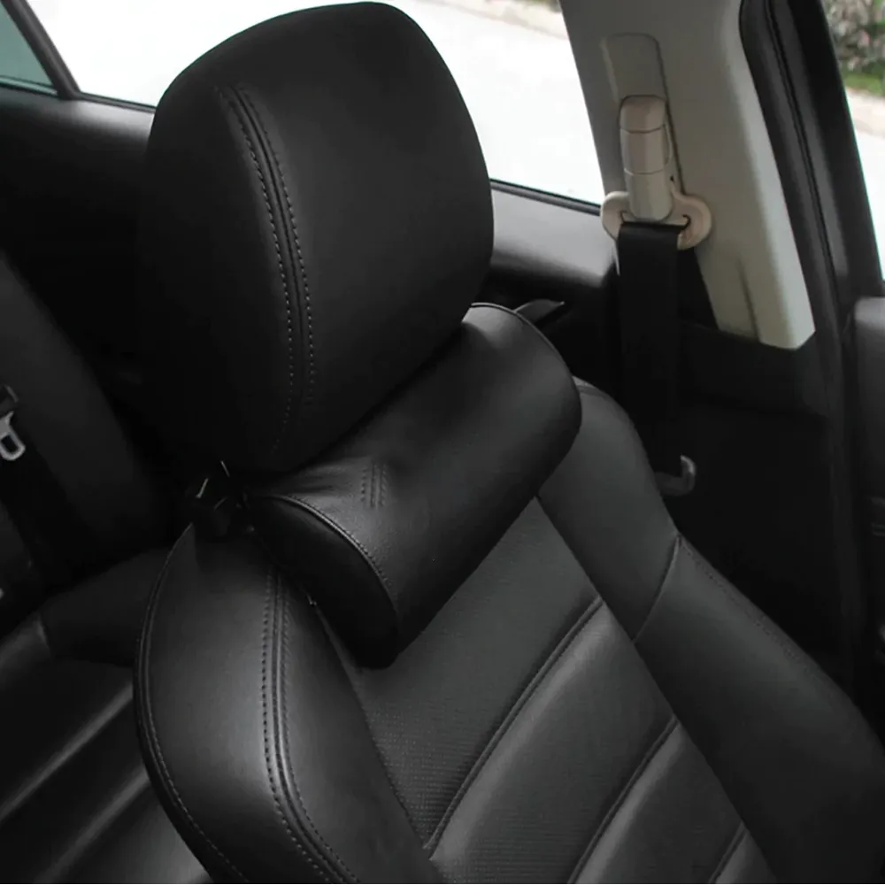 Custom Text For Neck Pillow, Compatible with All Cars, Car Seat Headrest Neck Rest Cushion for Driving Seat Auto Head Rest Neck Support TY13986