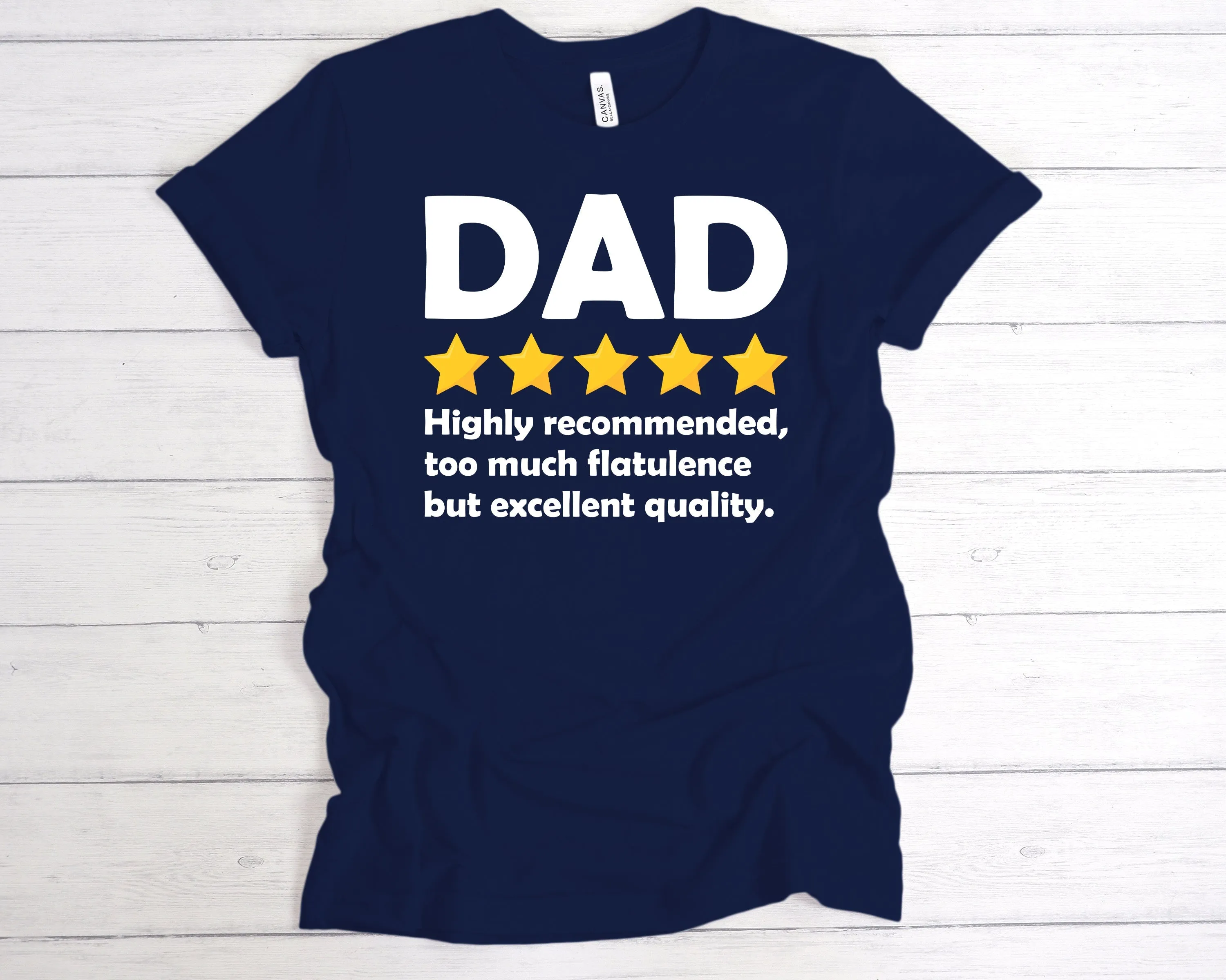 Dad 5 Star Review T-Shirt
