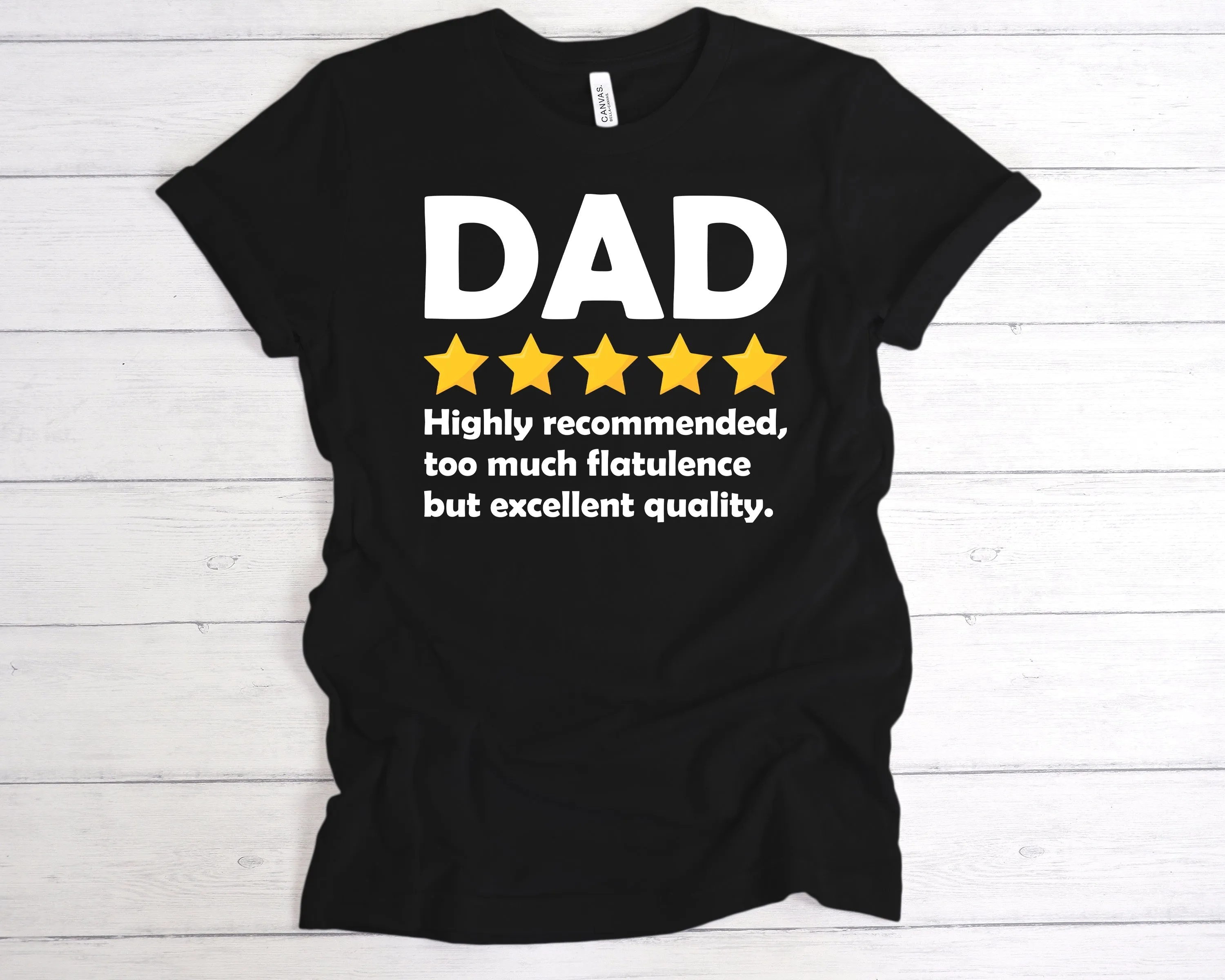 Dad 5 Star Review T-Shirt