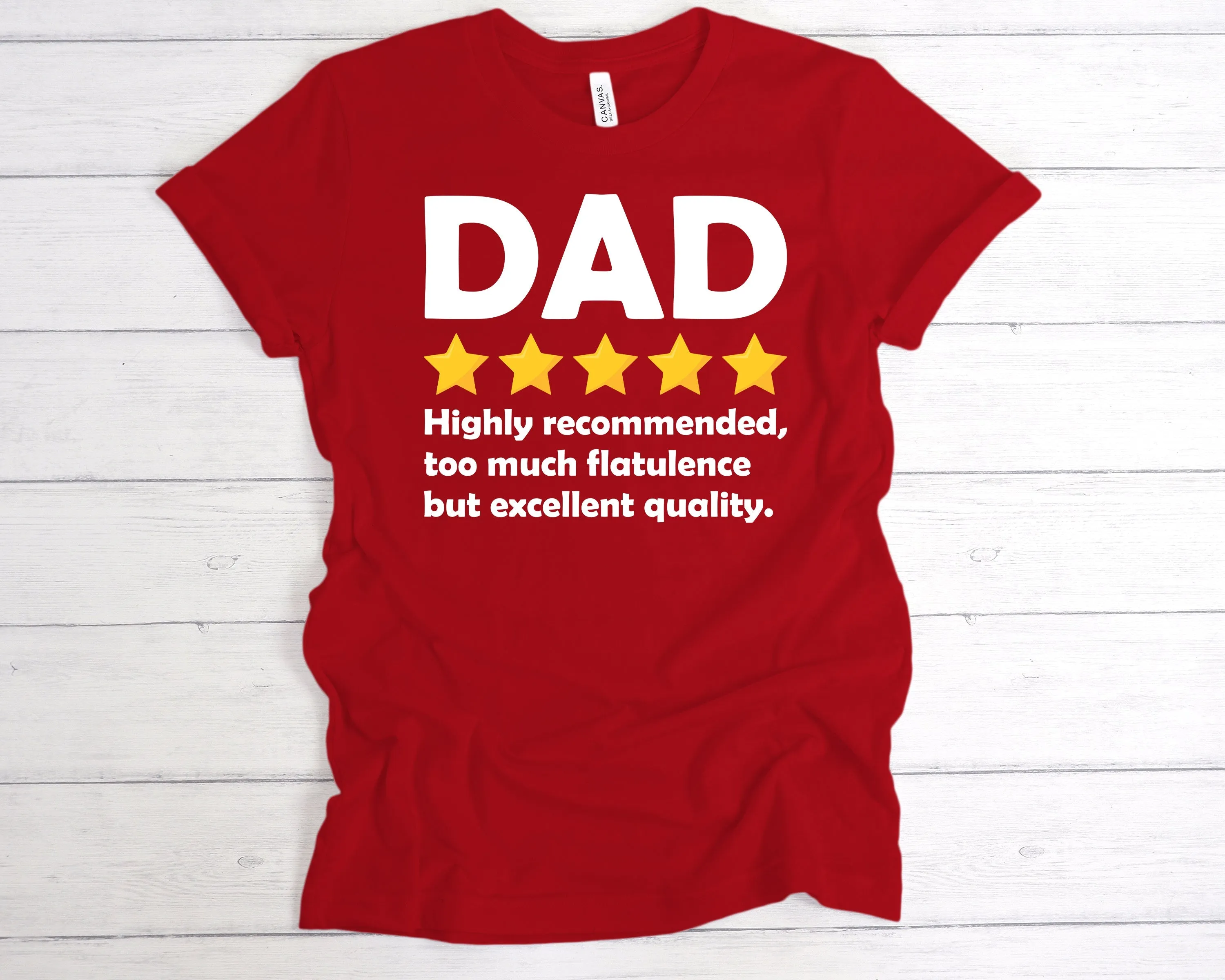 Dad 5 Star Review T-Shirt