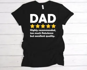 Dad 5 Star Review T-Shirt