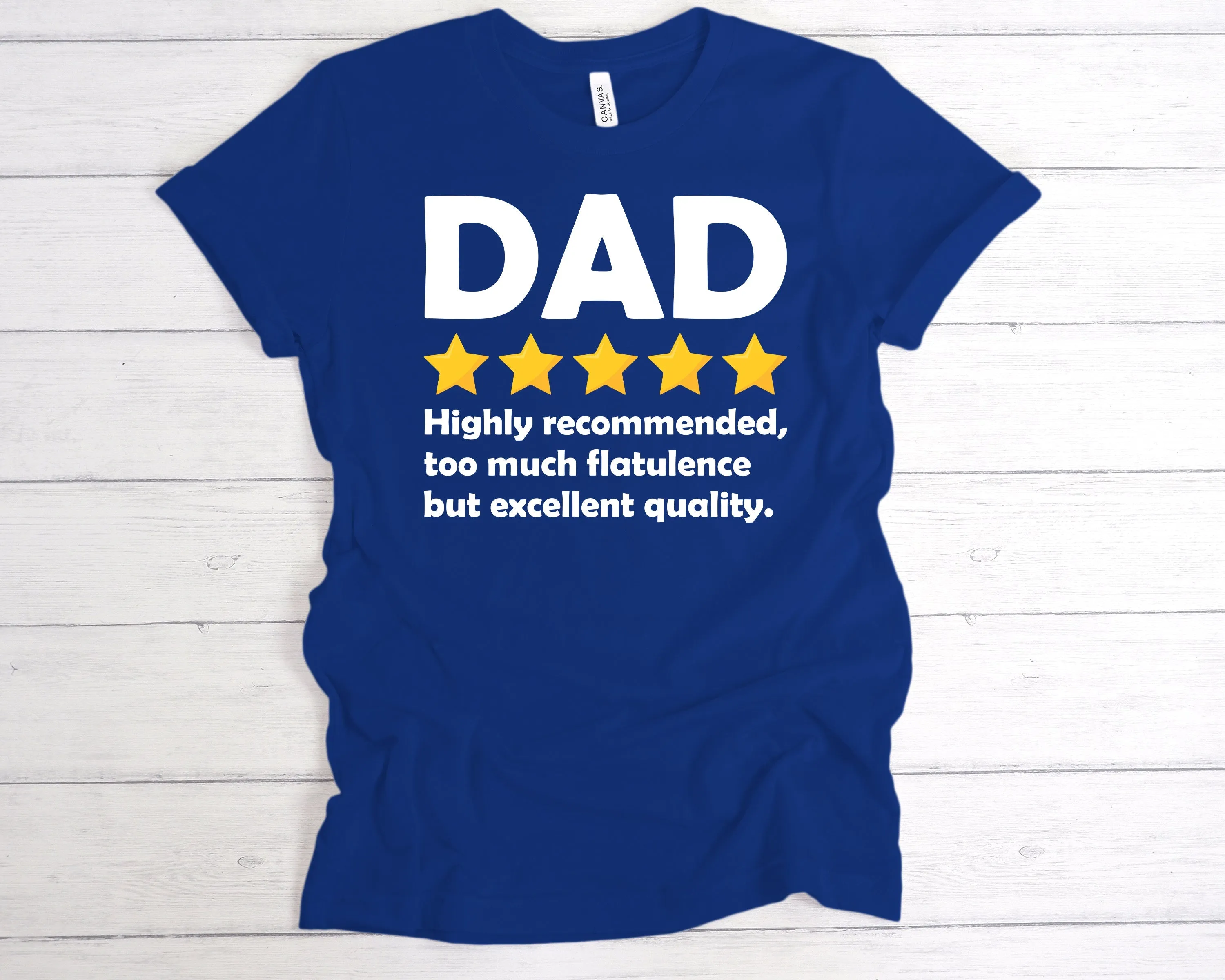 Dad 5 Star Review T-Shirt