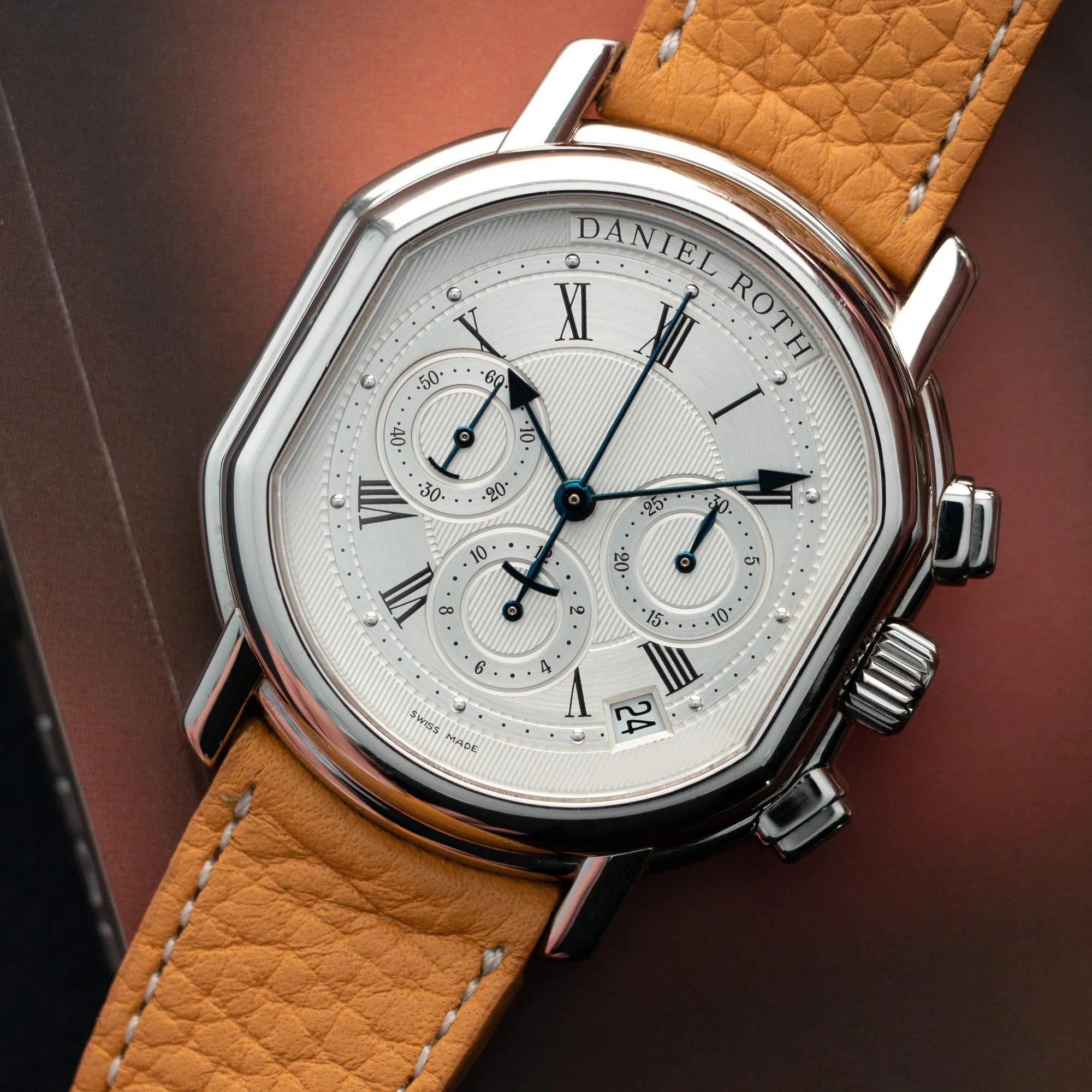 Daniel Roth Steel Automatic Chronograph Watch