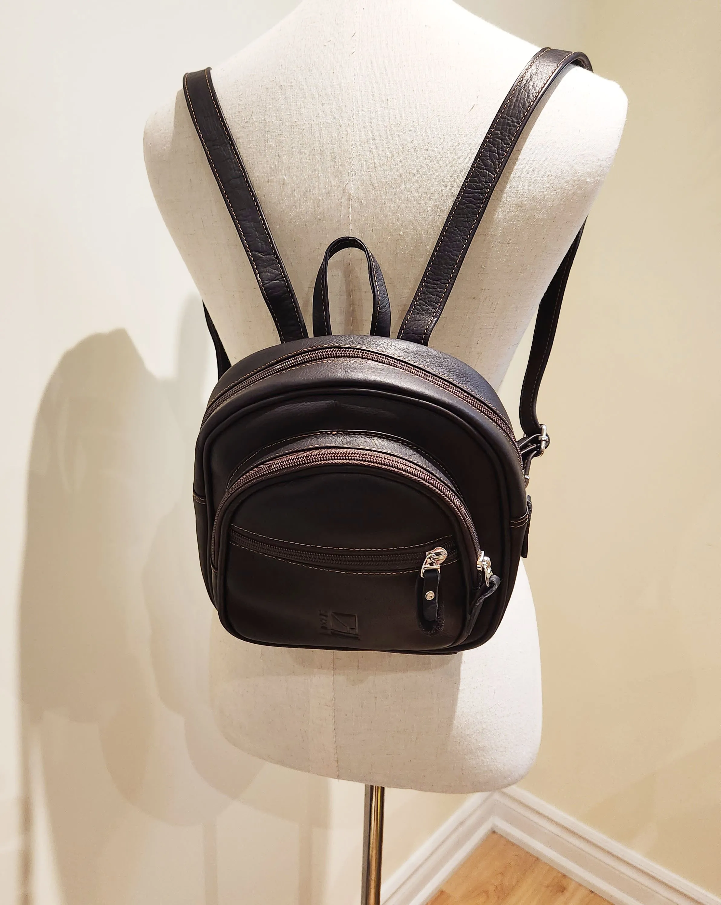 Dark Brown Leather Purse