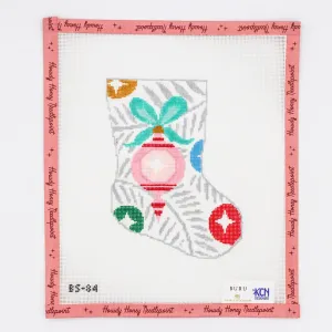 Deck the Halls Bauble Stocking
