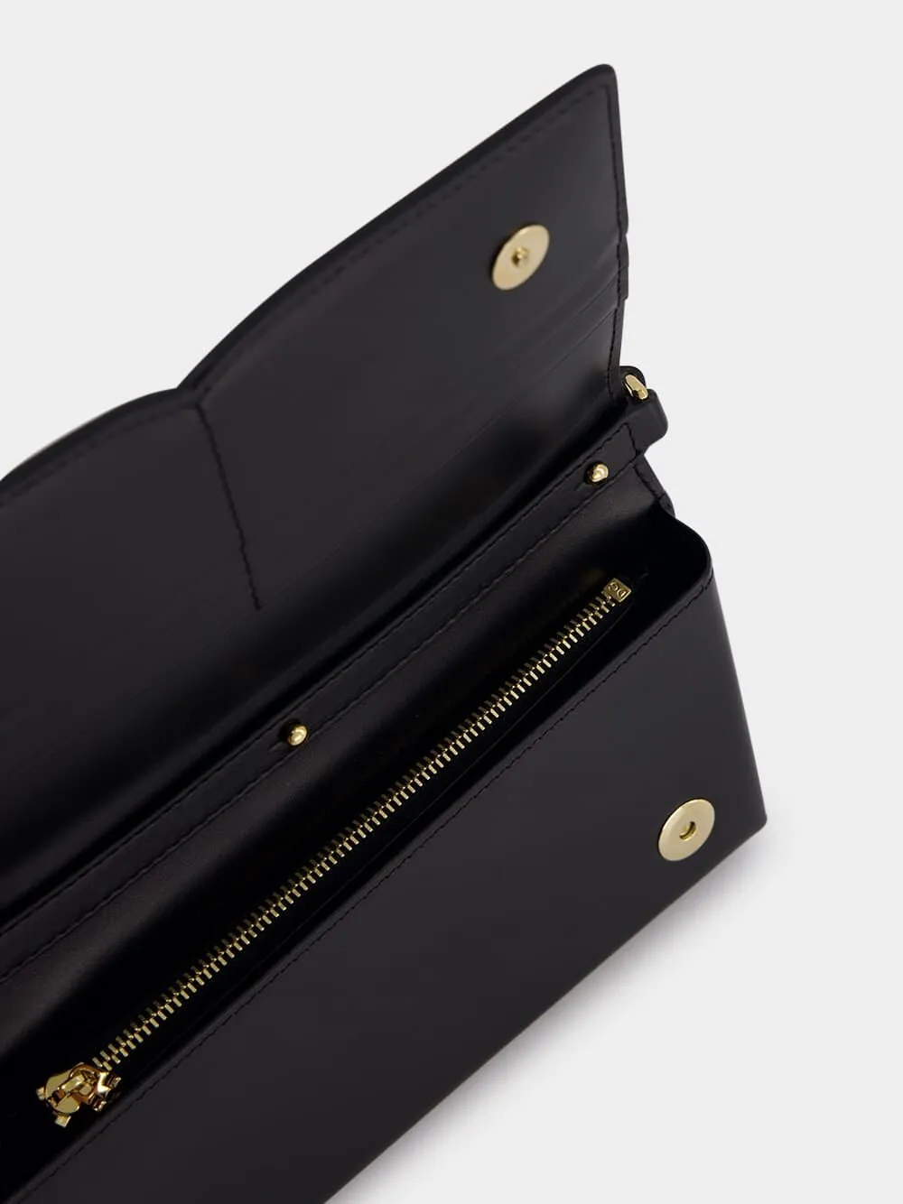DG-Logo Leather Shoulder Bag