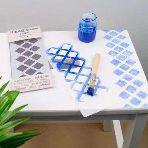 Diamonds Mini Stencil