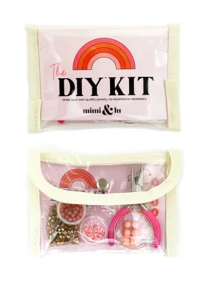 DIY Kit Beaded Hoops - Just Peachy