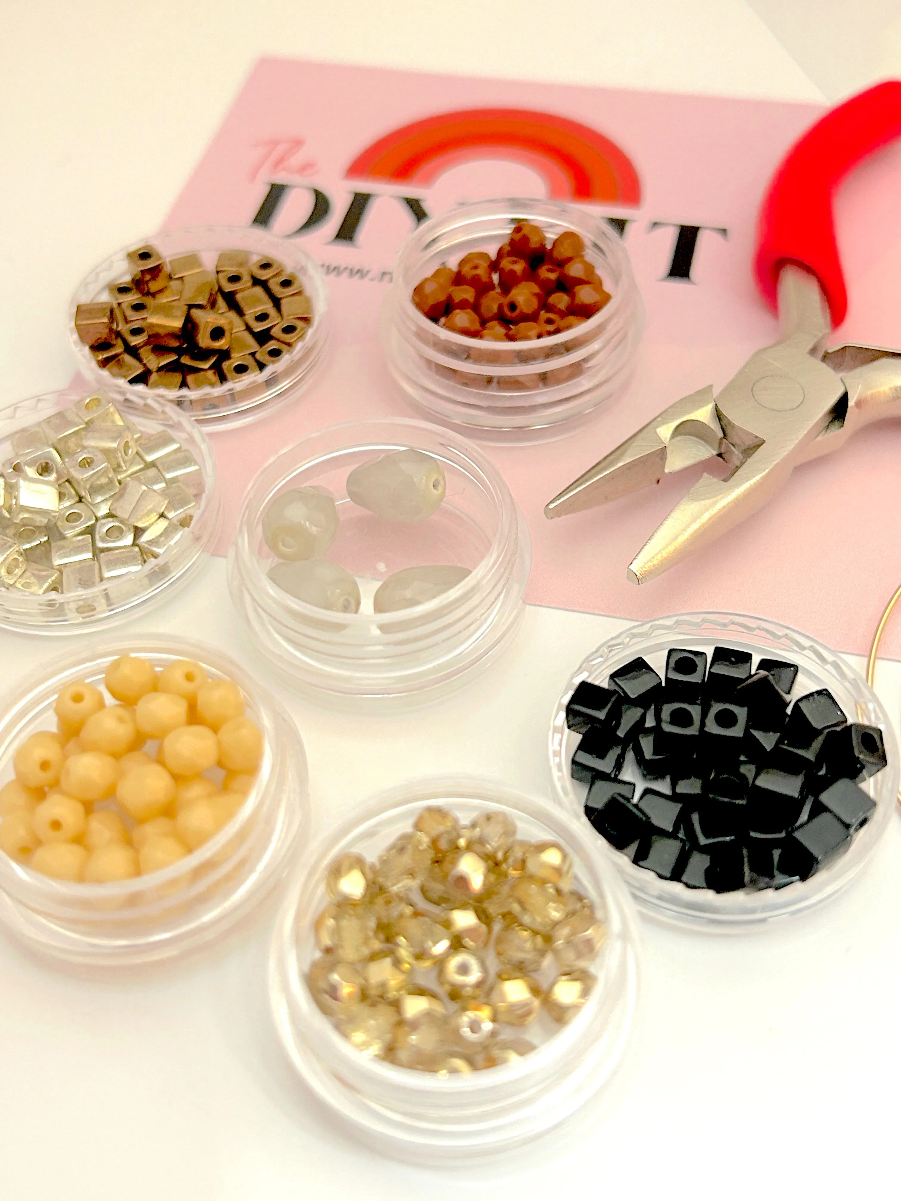 DIY Kit Beaded Hoops - Square One