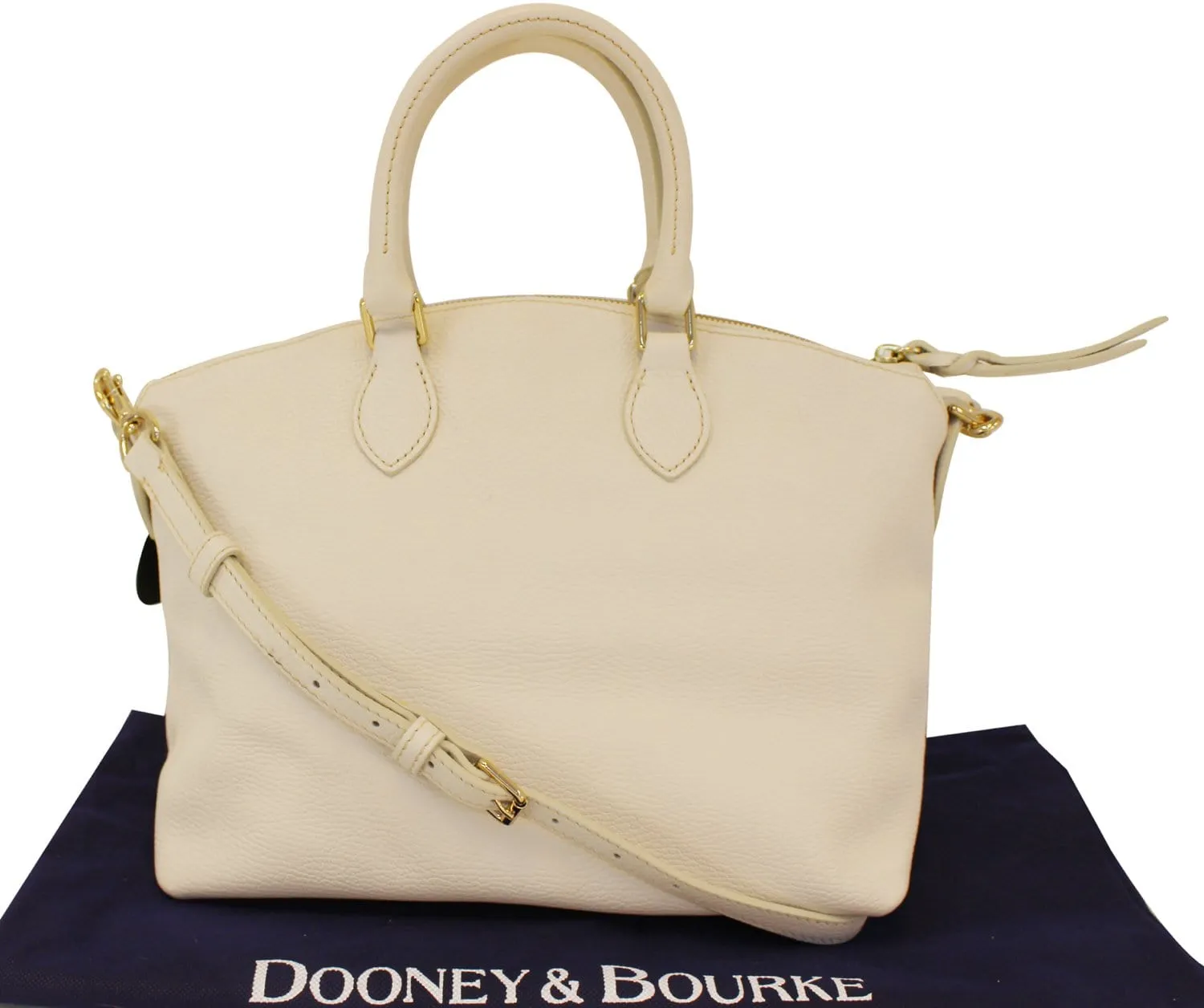 DOONEY & BOURKE White Leather Shoulder Bag