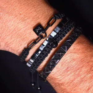 Double Black Bracelet Combination