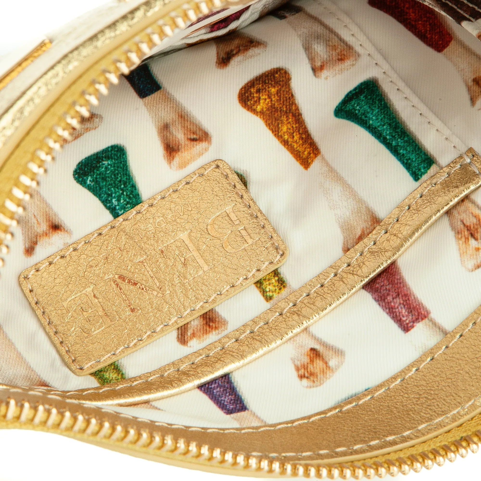Ellie Bangle in Metallic Kelly