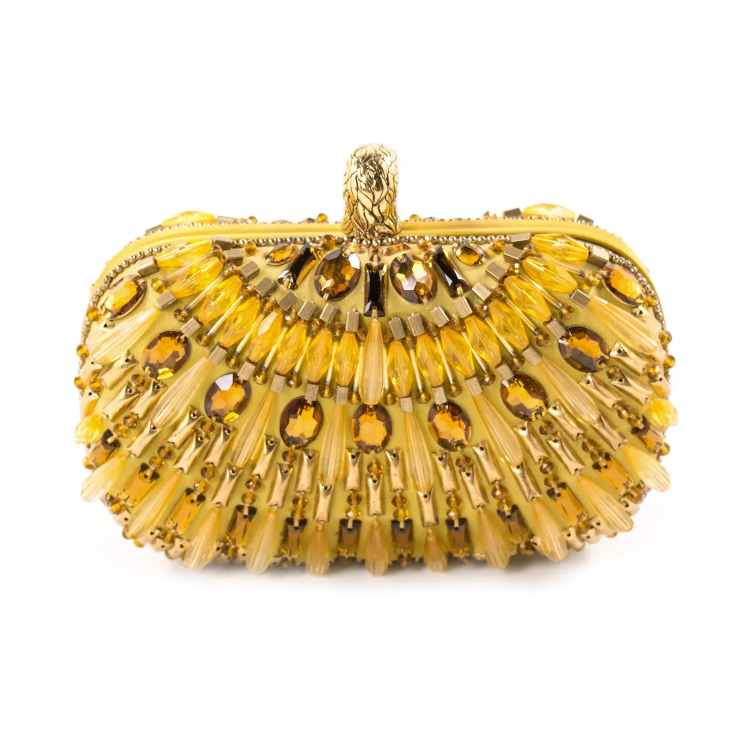 Emilio Pucci Embroidered Box Clutch