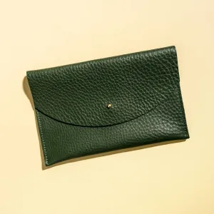 Envelope Pouch Kelp Leather